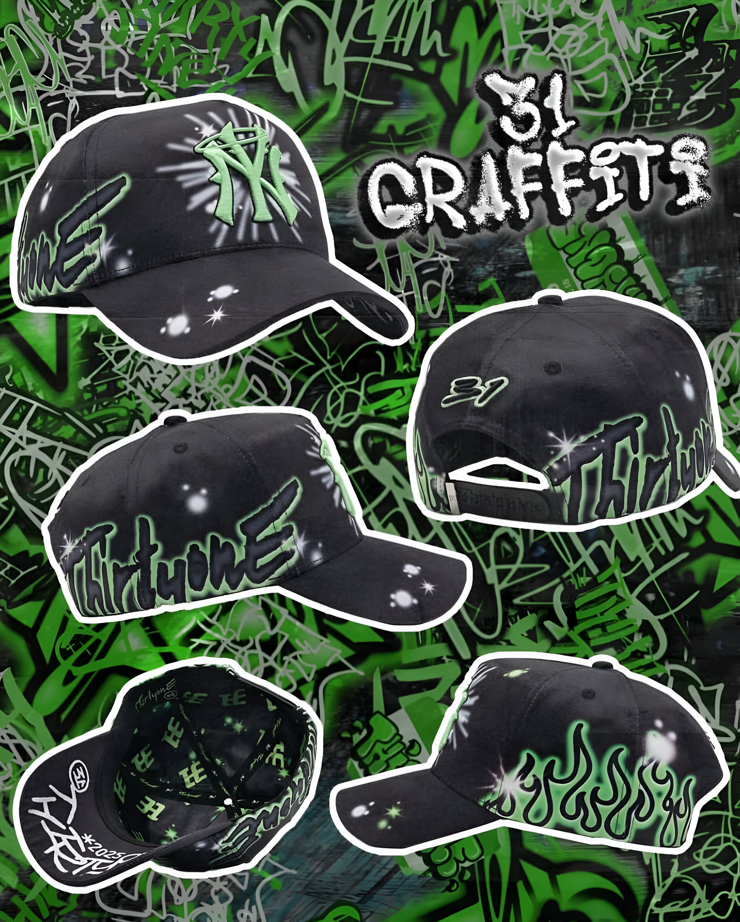 31 HATS “GRAFFITI” FULL SET