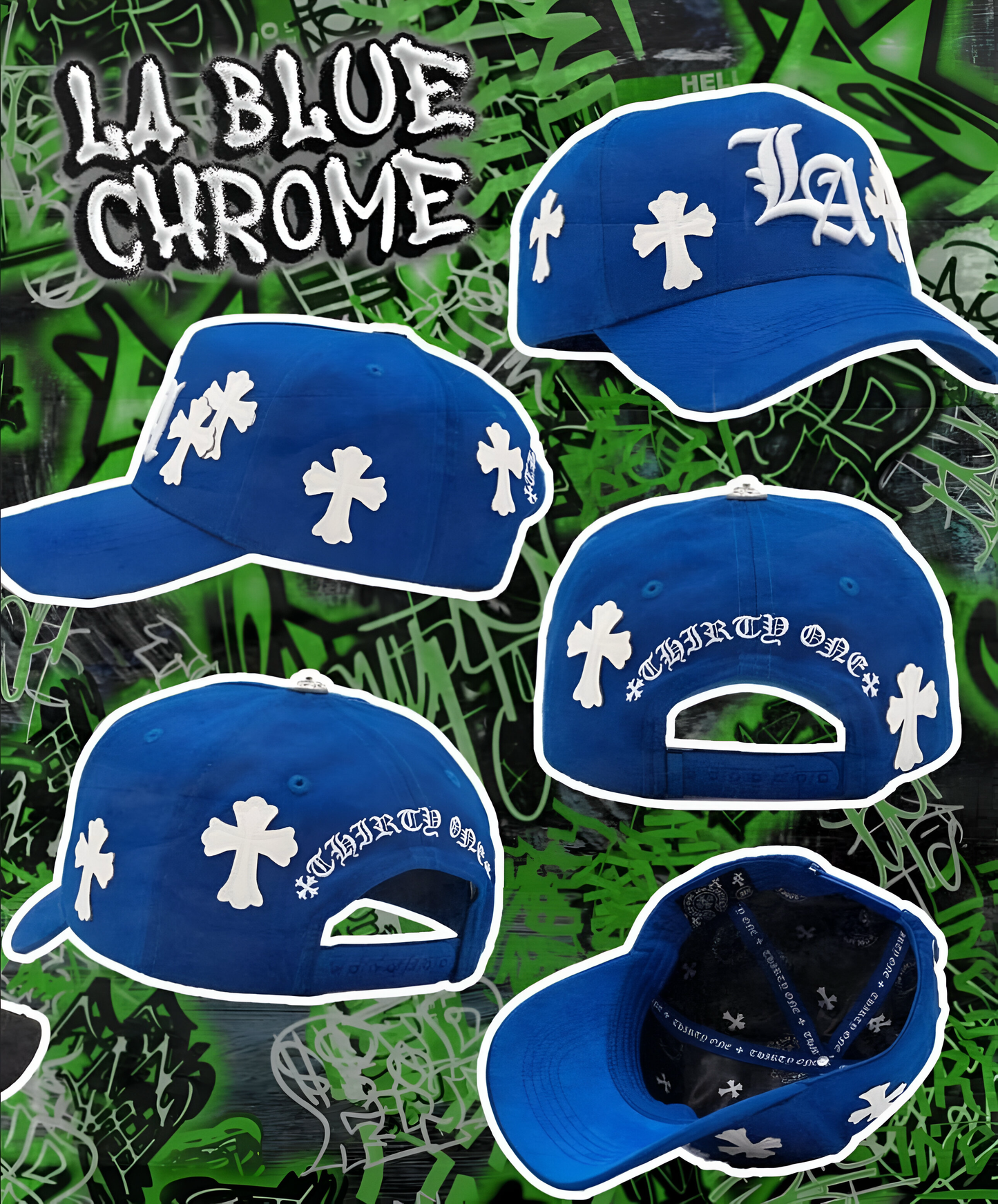 31 HATS “LA CHROME AZUL” FULL SET