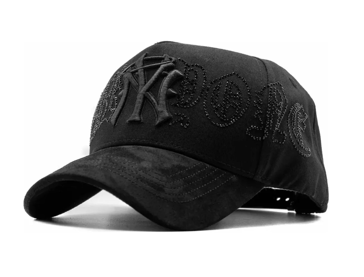 31 HATS NY CRYSTALS NEGRA
