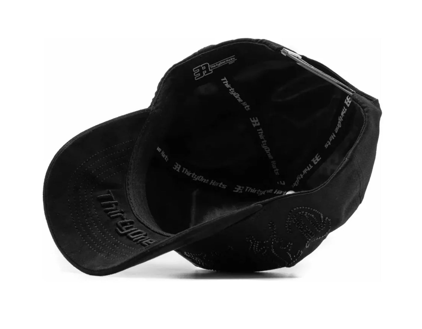 31 HATS NY CRYSTALS NEGRA