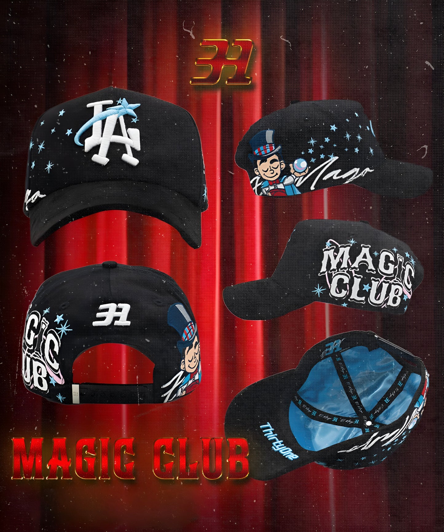 31 HATS EL MAGO “MAGIC CLUB” CON CAJA Y CUBREPOLVO