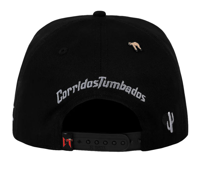 Gorra negra JC hats corridos tumbados