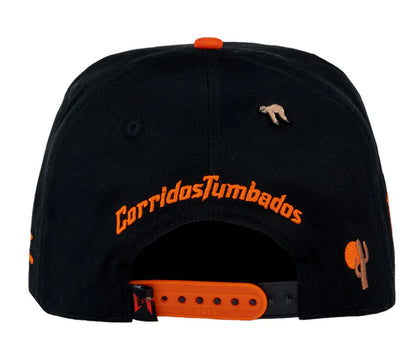 Gorra naranja JC hats corridos tumbados