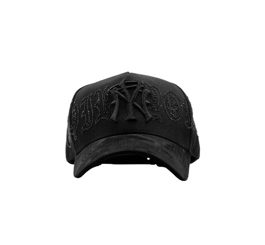 31 HATS NY CRYSTALS NEGRA