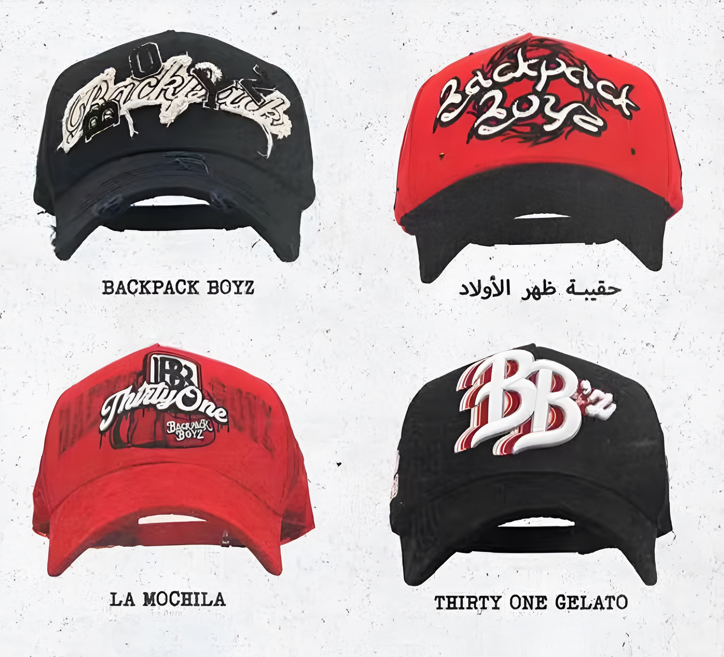 31 HATS BACKPACKBOYZ BUNDLE (FULL SET)